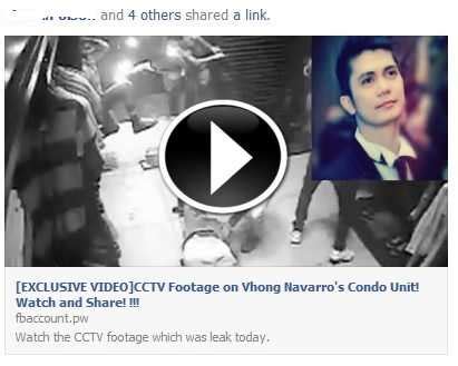 CCTV footage of Vhong Navarro and his alleged attackers.